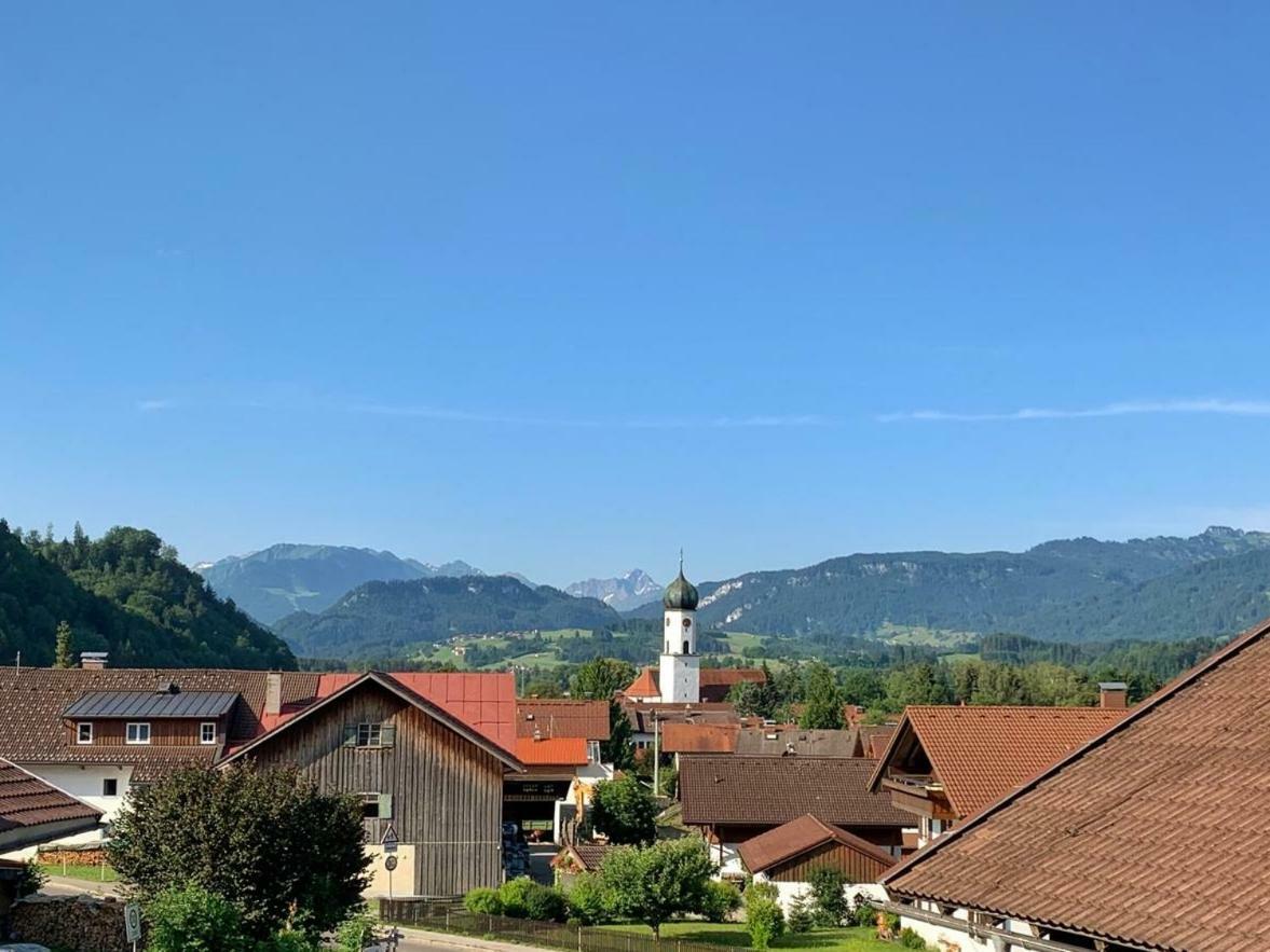 Allgaeublick - Die Ferienwohnung ซอนโทเฟิน ภายนอก รูปภาพ