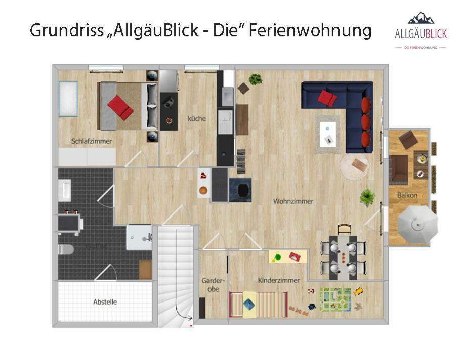 Allgaublick - Die Ferienwohnung ซอนโทเฟิน ภายนอก รูปภาพ